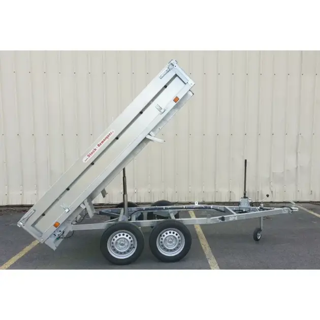 Remorque benne 750 Kg – 2 m 53 x 1 m 47 x 30 cm - Neuf