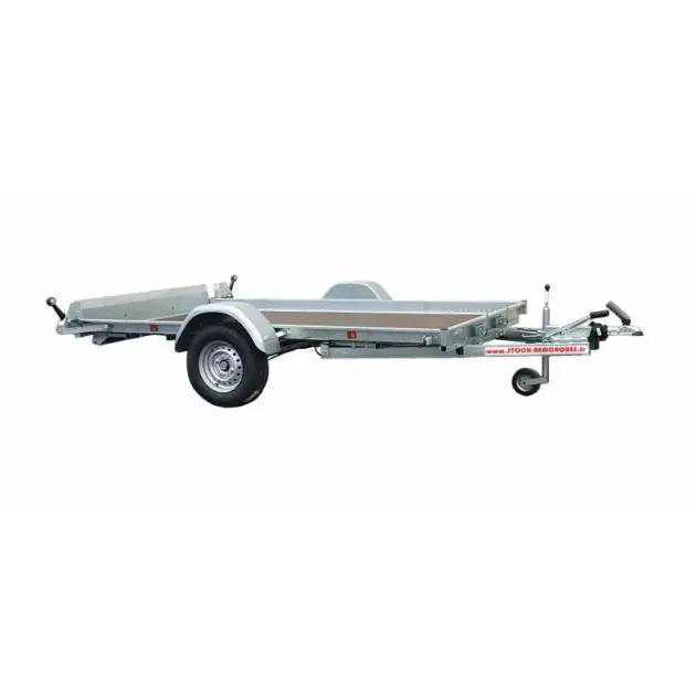 Remorque basculante 3m04 x 1m71 – 1000 kg – freiné - Neuf